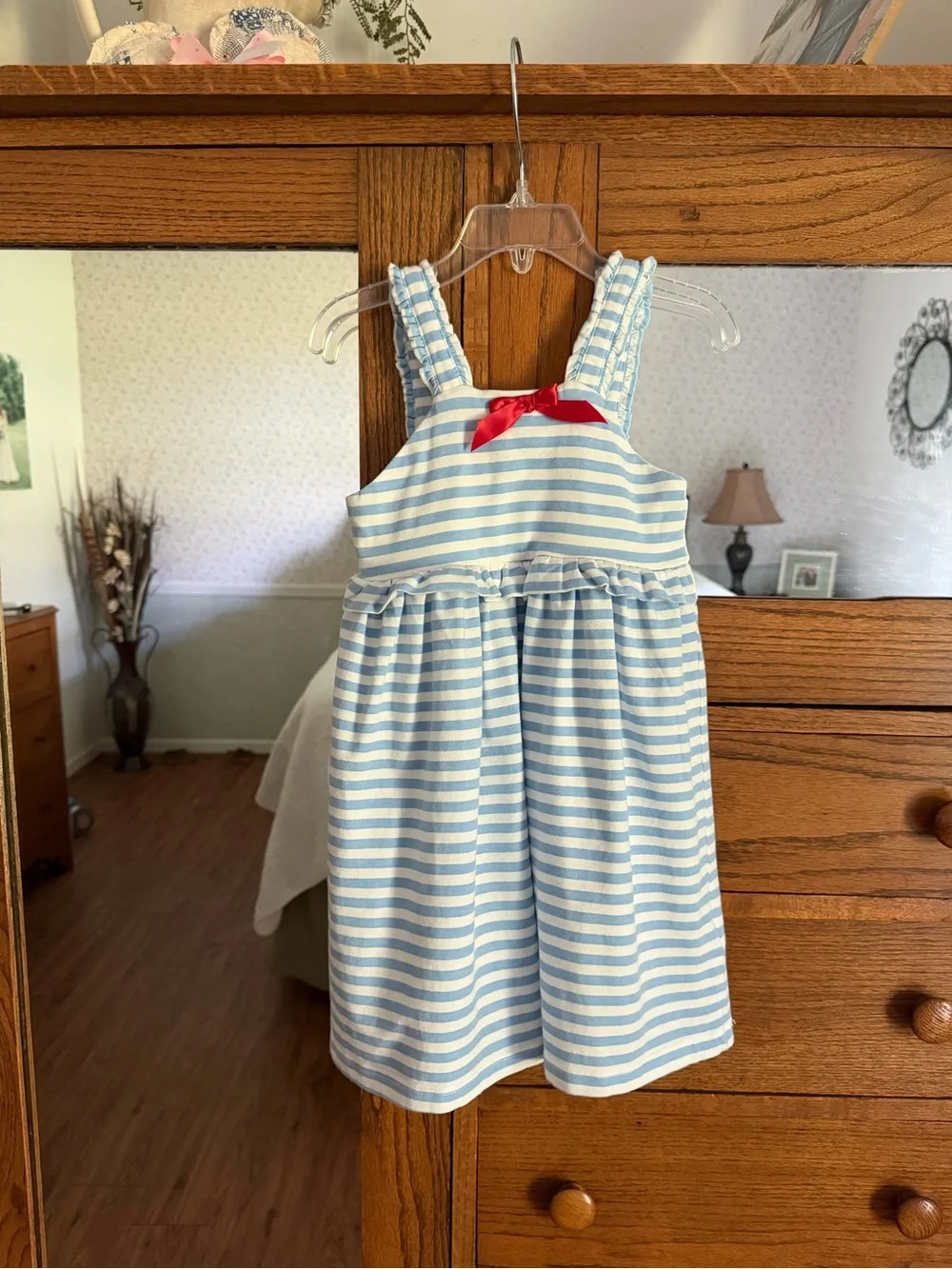 Rachel Zoe 4T Monogramable Blue Summer Dress